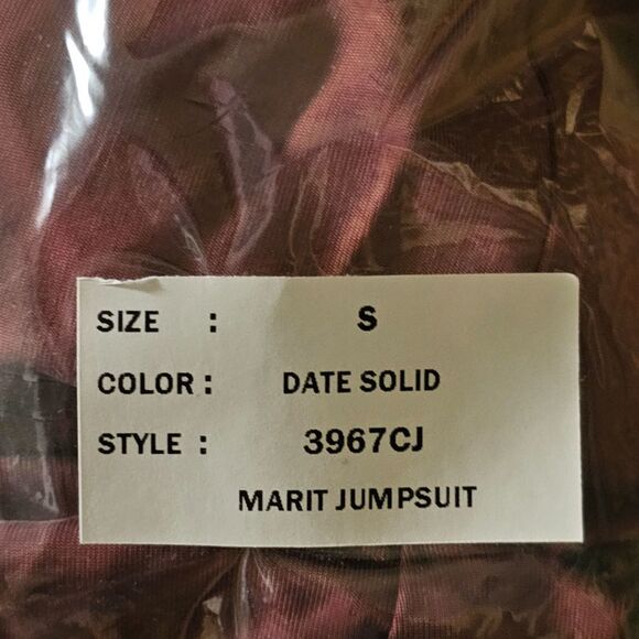 YFB YOUNG FABULOUS & BROKE Marit Jumpsuit Date Solid S - Picture 5 of 5